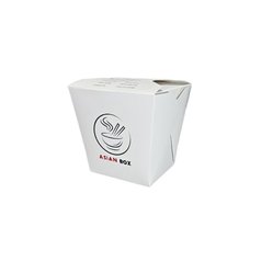 Box na nudle hranatý ASIA BOX 450ml 50ks/9bal